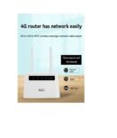 Wireless 4g Lte WiFi Rechargeable Router 1200mbps Support Rj11 Port