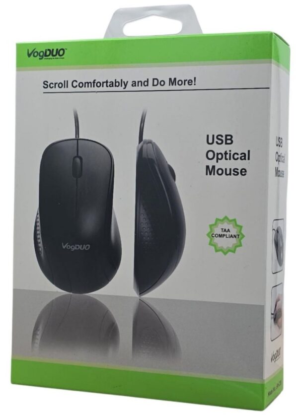 VogDUO USB Optical Wired Mouse - Image 4