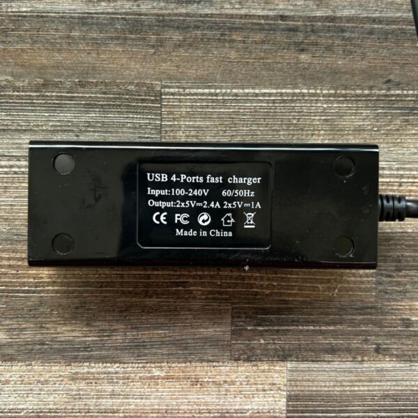 4 Port USB Charger For Mobile & Tablets - Image 3
