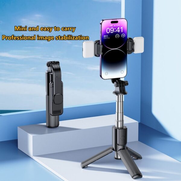 Mobile phone tripod and selfie stick with Bluetooth shutter Lightweight