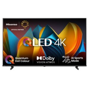 Hisense 55" E7N 4K UHD Smart QLED TV with Quantum Dot & Dolby Vision