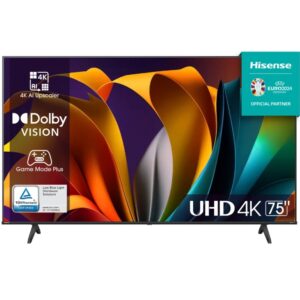 Hisense Smart TV - 75" 75A6N UHD 4K Television 75 Inch Plasma TV