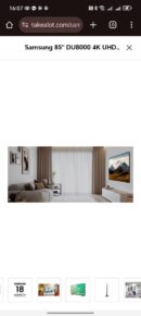 Samsung 85" DU8000 4K UHD Smart TV with 4K Upscaling