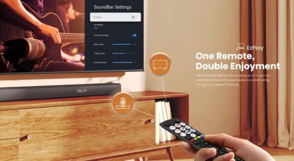 Hisense 540W 5.1 Channel Bluetooth Soundbar with Wireless Subwoofer - Image 15