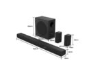 Hisense 540W 5.1 Channel Bluetooth Soundbar with Wireless Subwoofer