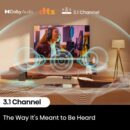 Hisense 480W 3.1 Channel Bluetooth Sound Bar with Wireless Subwoofer