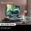 Hisense 480W 3.1 Channel Bluetooth Sound Bar with Wireless Subwoofer