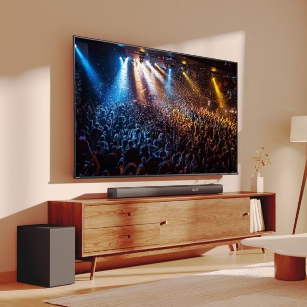 Hisense 480W 3.1 Channel Bluetooth Sound Bar with Wireless Subwoofer - Image 2
