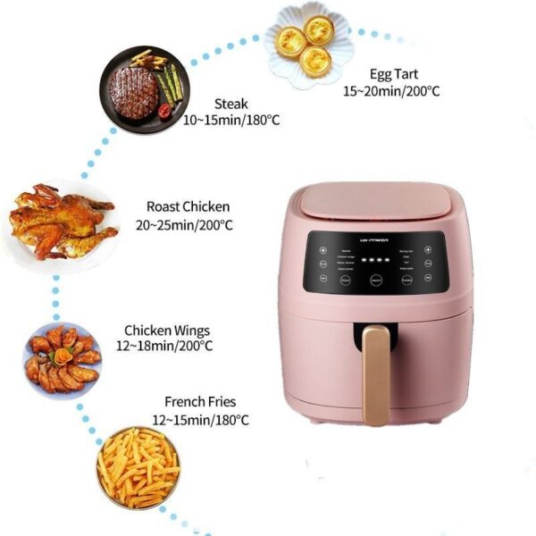 8L Digital Roaster Air fryer With Air fryer Paper Liner - Image 3